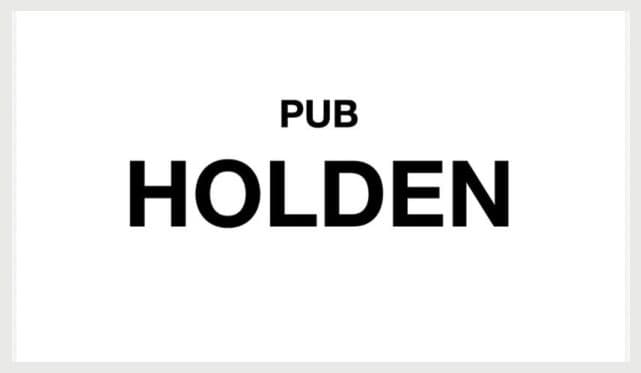PUB HOLDENの広告